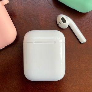 Apple AirPods Charging Case + Left Airpod Only (1st Generation) + Two Free Cases
